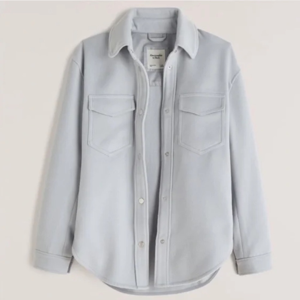 NWOT Abercrombie Cozy Shirt Jacket